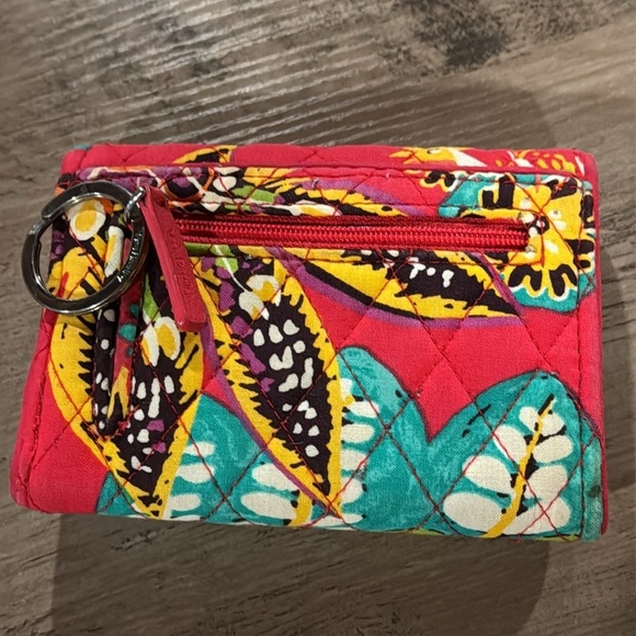 Vera Bradley Riley Rumba Triple Compartment Multicolor Wallet - Picture 2 of 6